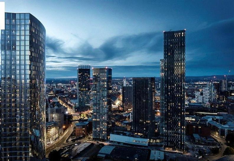 Luxury 2 Bedroom Apartment Manchester City Centre Buitenkant foto